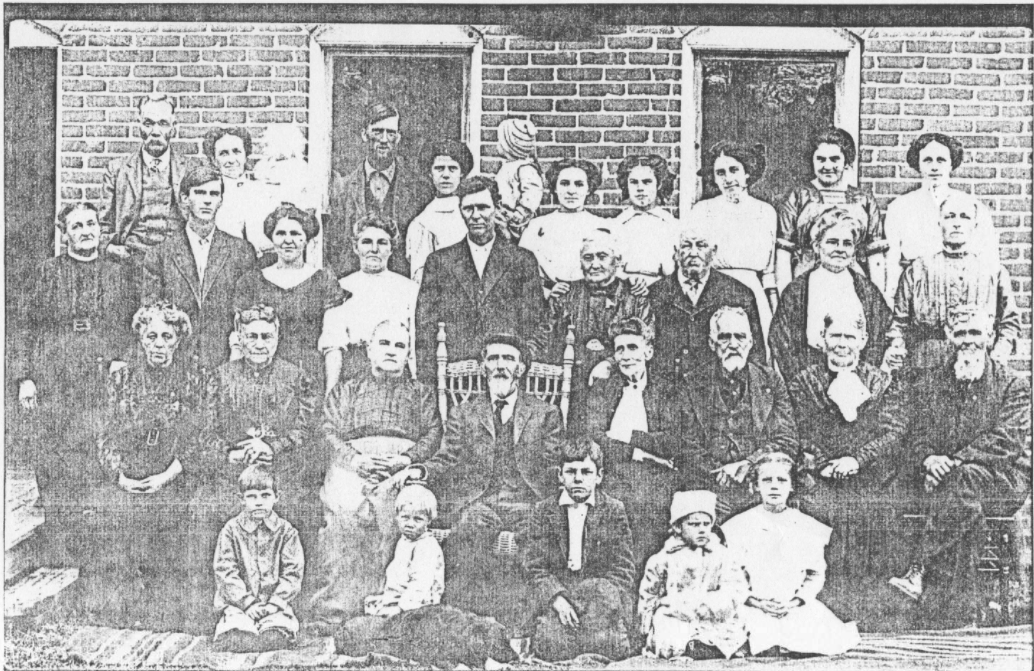 Nathan Burtch family, about 1912